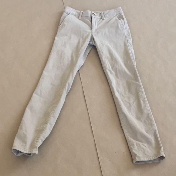 American Eagle Denim Super Stretch Skinny Pant - Desert Sand - Size 0 SHORT - Picture 1 of 5